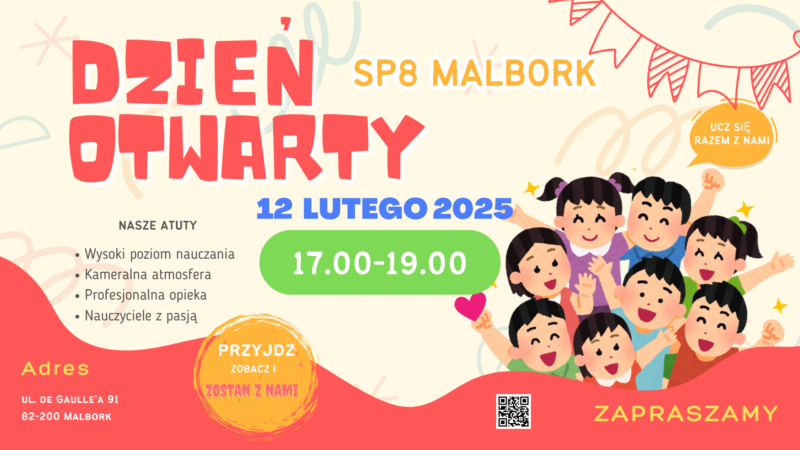 SP8 Malbork – Strona Szkoły Podstawowej nr 8 w Malborku