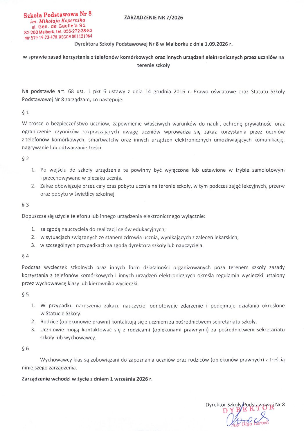 zarządzenie_telefony